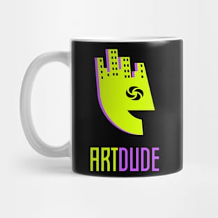 YourArtDude Logo In Yellow And Purple Mug